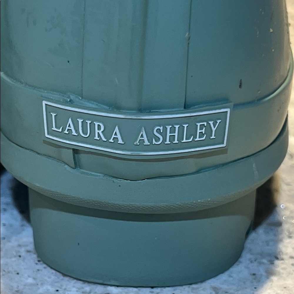 Laura Ashley Sage Garden Rain Boots Size 9 - Picture 2 of 10